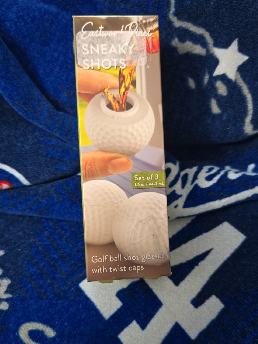 White Golf Ball Sneaky Shots - Set of 3